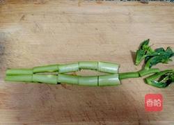 四川冲菜(炒版)的做法图解4