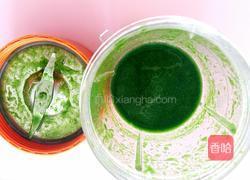 菠菜米粉泥辅食的做法图解3