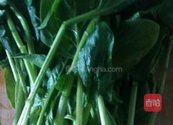 芝麻菠菜的做法图解1