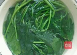 芝麻菠菜的做法图解2