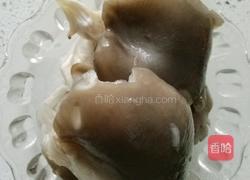 鲜蘑油菜小炒肉的做法图解2