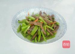 牛肉炒芹菜的做法图解10