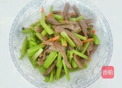 牛肉炒芹菜的做法图解11