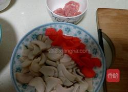 角瓜杏鲍菇炒肉的做法图解2