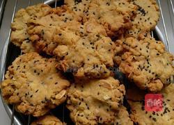 杏仁核桃芝麻酥的做法图解6