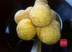 紫薯糯米芝麻球的做法图解11