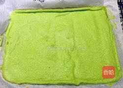 无油波菜草莓瑞士卷的做法图解10