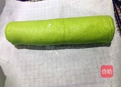 无油波菜草莓瑞士卷的做法图解13