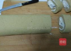 抹茶蜜豆蛋糕卷的做法图解9