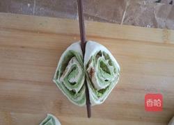 亚麻籽粉双色花卷的做法图解9