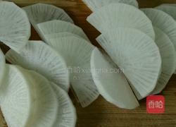 白萝卜小炒肉的做法图解1