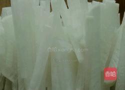 白萝卜小炒肉的做法图解2