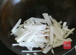 白萝卜小炒肉的做法图解5