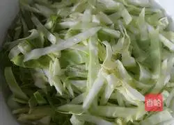 Illustration of how to make fried pancakes with eggs and cabbage 1