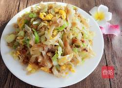 鸡蛋圆白菜炒饼的做法图解14