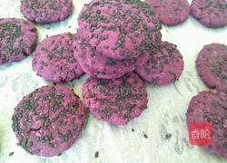 枣馅黑芝麻紫薯饼的做法图解10