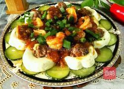 虾仁肉末蒸豆腐的做法图解8