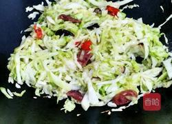 粉丝炒卷心菜的做法图解6