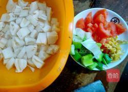 番茄炒藕的做法图解2