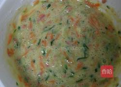 杂蔬火腿鸡蛋饼的做法图解5