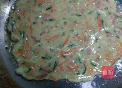 杂蔬火腿鸡蛋饼的做法图解7