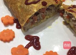 韩式蛋包饭的做法图解7