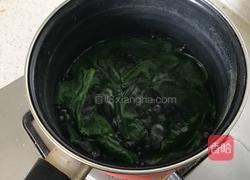 米粉菠菜泥的做法图解2