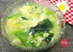 菠菜虾皮蛋花汤的做法图解7