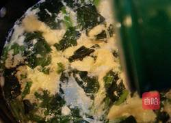 菠菜虾皮蛋花汤的做法图解5