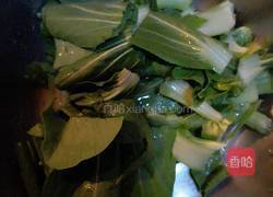 油菜烧面筋的做法图解1