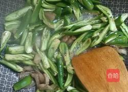 家常青椒炒肉的做法图解5