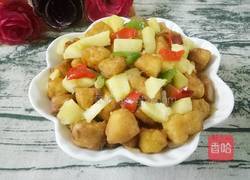 菠萝时蔬炒馒头的做法图解2