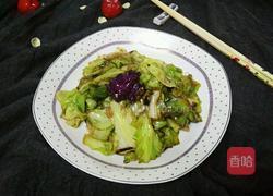 蚝油绿甘蓝的做法图解13