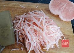 肉炒酸萝卜的做法图解1