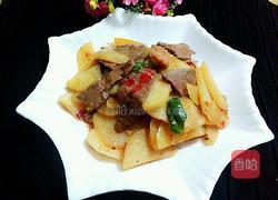 猪肝土豆片的做法图解9