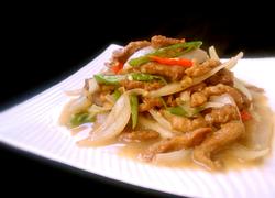 肉丝炒洋葱