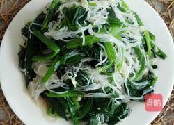 凉拌菠菜粉丝的做法图解5
