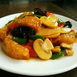 皮肚炒杂蔬的做法[图]