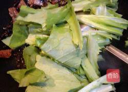 豆豉鲮鱼油麦菜的做法图解7