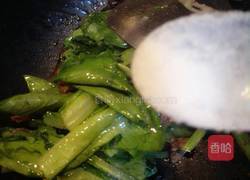 豆豉鲮鱼油麦菜的做法图解8