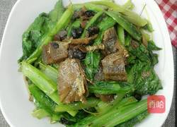 豆豉鯪魚(yú)油麥菜的做法圖解10
