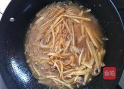 土豆丝炒肉末的做法图解6