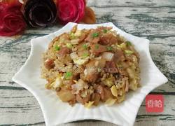鸡蛋培根炒饭的做法图解8