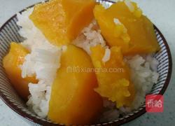 红薯蒸大米饭的做法图解4