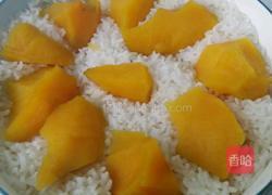 红薯蒸大米饭的做法图解3