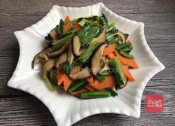 香菇炒油麦菜的做法图解8