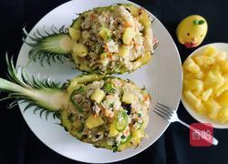 菠萝虾仁蛋炒饭的做法图解20