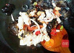 鱿鱼爆海参的做法图解8