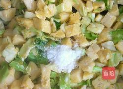 甘蓝炒馍丁的做法图解7