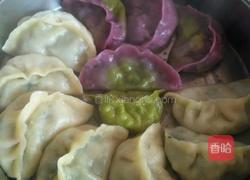 彩色蔬菜汁饺子的做法图解8